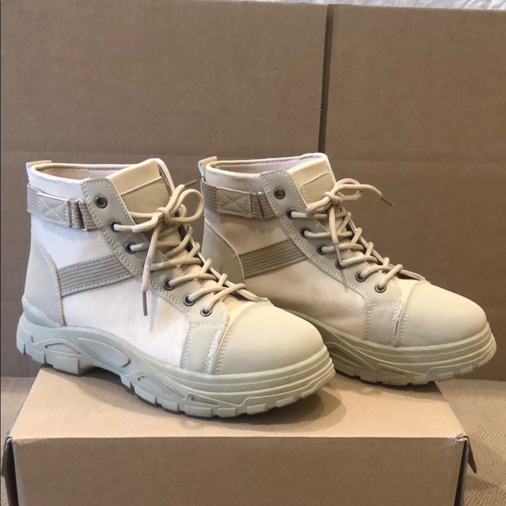 Combat High-Top Boots